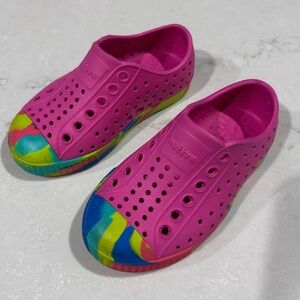 Pink Tie Dye Native C6 Jefferson Shoes